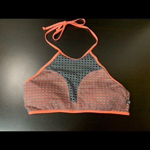 LA VIE EN ROSE AQUA - Hight Neck Binki Top - Picture 3 of 6